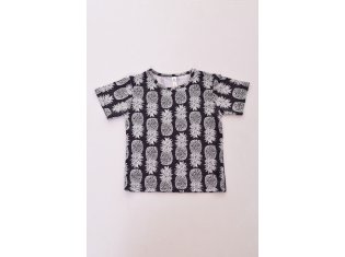 Футболка детская 7-292 (черный), Ананас от компании Новое Кимоно, г. Иваново