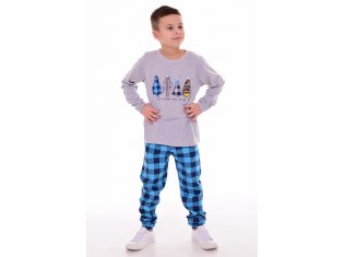 Пижама детская 7-300 (бирюза) Елки от компании Новое Кимоно, г. Иваново