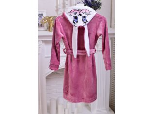 Халат детский 7-305а (брусника) от компании Новое Кимоно, г. Иваново