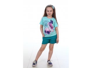 Костюм детский 7-39в (изумруд) от компании Новое Кимоно, г. Иваново