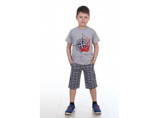 Костюм детский 7-42 (серый) от компании Новое Кимоно, г. Иваново