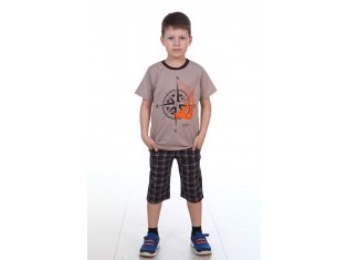 Костюм детский 7-42б (шоколад) от компании Новое Кимоно, г. Иваново