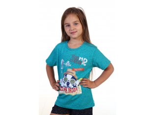 Футболка детская 7-51 (изумруд) от компании Новое Кимоно, г. Иваново