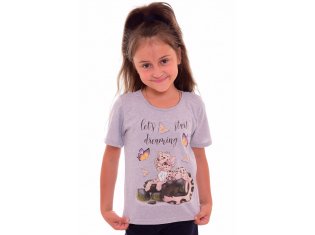 Футболка детская 7-57а (серый меланж) от компании Новое Кимоно, г. Иваново