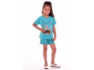 Костюм детский 7-58д (изумруд) от компании Новое Кимоно, г. Иваново