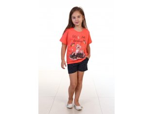 Костюм детский 7-58з (коралл+синий) от компании Новое Кимоно, г. Иваново