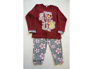 Костюм детский 7-70б (бордо+серый) от компании Новое Кимоно, г. Иваново