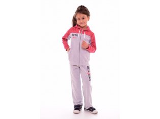 Костюм детский 7-80 Релакс (серый+коралл) от компании Новое Кимоно, г. Иваново