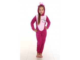 Пижама детская Кигуруми Котик 7-95в (сирень) от компании Новое Кимоно, г. Иваново