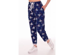 Брюки женские 8-031е (синий) от компании Новое Кимоно, г. Иваново