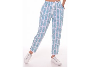 Брюки женские 8-031т (бирюзовый ананас) от компании Новое Кимоно, г. Иваново