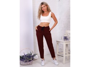 Брюки женские 8-038е (марсала) от компании Новое Кимоно, г. Иваново