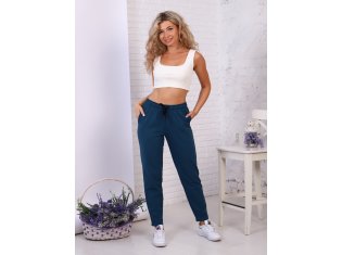 Брюки женские 8-038ж (петроль) от компании Новое Кимоно, г. Иваново