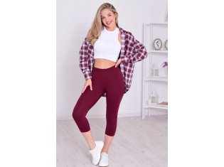 Бриджи женские 8-056е (бордо) от компании Новое Кимоно, г. Иваново