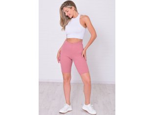 Велосипедки женские 8-063у (розово-серый) от компании Новое Кимоно, г. Иваново