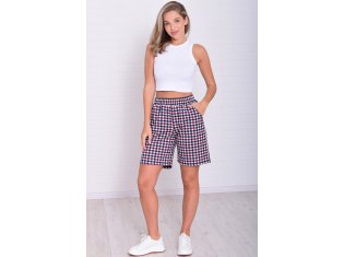 Шорты женские 8-067д (клетка) от компании Новое Кимоно, г. Иваново