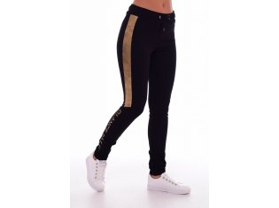 брюки женские 8-26б (черный-золото) от компании Новое Кимоно, г. Иваново