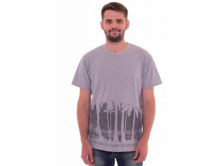 Футболка мужская 9-100д (серый-меланж), от компании Новое Кимоно, г. Иваново