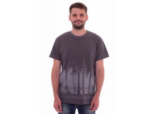 Футболка мужская 9-100в (антрацит-меланж), от компании Новое Кимоно, г. Иваново