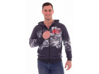 Толстовка мужская 9-116а (антрацит-меланж) от компании Новое Кимоно, г. Иваново