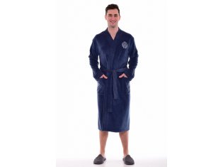 Халат мужской 9-119г (индиго) от компании Новое Кимоно, г. Иваново