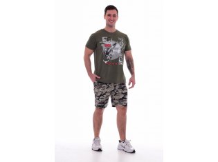 Пижама мужская 9-126а (хаки-меланж), МИГ-29 от компании Новое Кимоно, г. Иваново