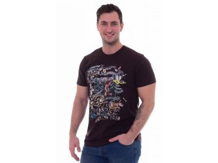 Футболка мужская 9-129 (шоколад) от компании Новое Кимоно, г. Иваново