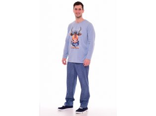 Пижама мужская 9-153 (голубой) от компании Новое Кимоно, г. Иваново