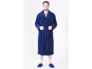 Халат мужской 9-16 (тёмно-синий) от компании Новое Кимоно, г. Иваново