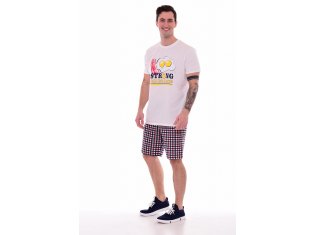 Пижама мужская 9-160 (молоко), Яичница от компании Новое Кимоно, г. Иваново