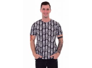 Футболка мужская 9-168 (черный), Ананас от компании Новое Кимоно, г. Иваново