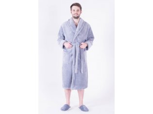 Халат мужской 9-16а (серый) от компании Новое Кимоно, г. Иваново