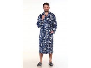 Халат мужской 9-16н (тёмно-синий) от компании Новое Кимоно, г. Иваново
