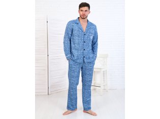 Пижама мужская 9-194в (синий) от компании Новое Кимоно, г. Иваново