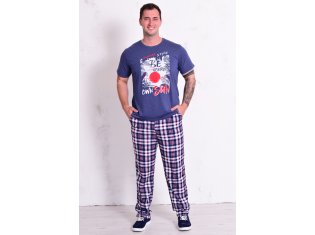 Пижама мужская 9-208 (синий) от компании Новое Кимоно, г. Иваново