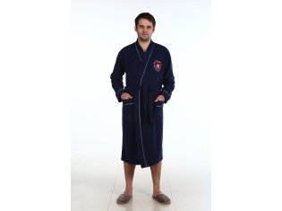 Халат мужской 9-26 Мажор (синий) от компании Новое Кимоно, г. Иваново