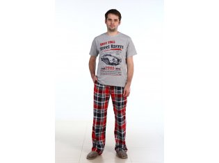 Костюм мужской 9-28а (серый меланж) от компании Новое Кимоно, г. Иваново