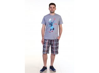 Костюм мужской 9-46а (серый) от компании Новое Кимоно, г. Иваново