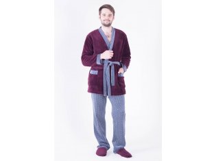 Костюм мужской 9-54а (бордо) от компании Новое Кимоно, г. Иваново