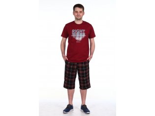 Костюм мужской 9-76б (бордо) от компании Новое Кимоно, г. Иваново