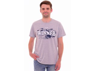 Футболка мужская 9-82а (серый-меланж) от компании Новое Кимоно, г. Иваново