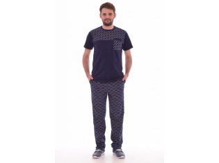 Пижама мужская 9-84 (синий) от компании Новое Кимоно, г. Иваново