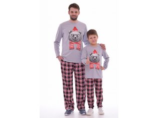 Костюм мужской 9-87а (серый+красный) от компании Новое Кимоно, г. Иваново