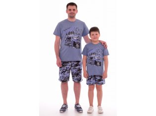 Пижама мужская 9-99 (индиго-меланж) от компании Новое Кимоно, г. Иваново