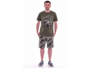 Пижама мужская 9-99а (хаки-меланж) от компании Новое Кимоно, г. Иваново