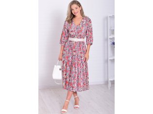 *Платье женское Ф-1-074д (оранжевый) от компании Новое Кимоно, г. Иваново