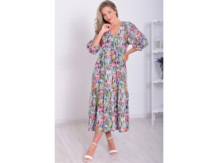 *Платье женское Ф-1-074к (разноцветный) от компании Новое Кимоно, г. Иваново