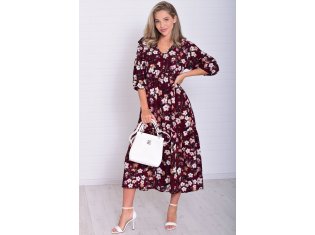 *Платье женское Ф-1-074л (бордо) от компании Новое Кимоно, г. Иваново