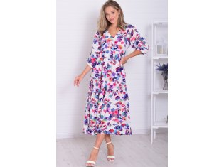 *Платье женское Ф-1-074в (радужный) от компании Новое Кимоно, г. Иваново