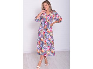 *Платье женское Ф-1-074з (акварель) от компании Новое Кимоно, г. Иваново